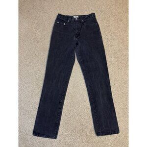 VTG GUESS Black Denim Jeans Mens 27x30 Straight Casual Workwear 90s Y2k READ
